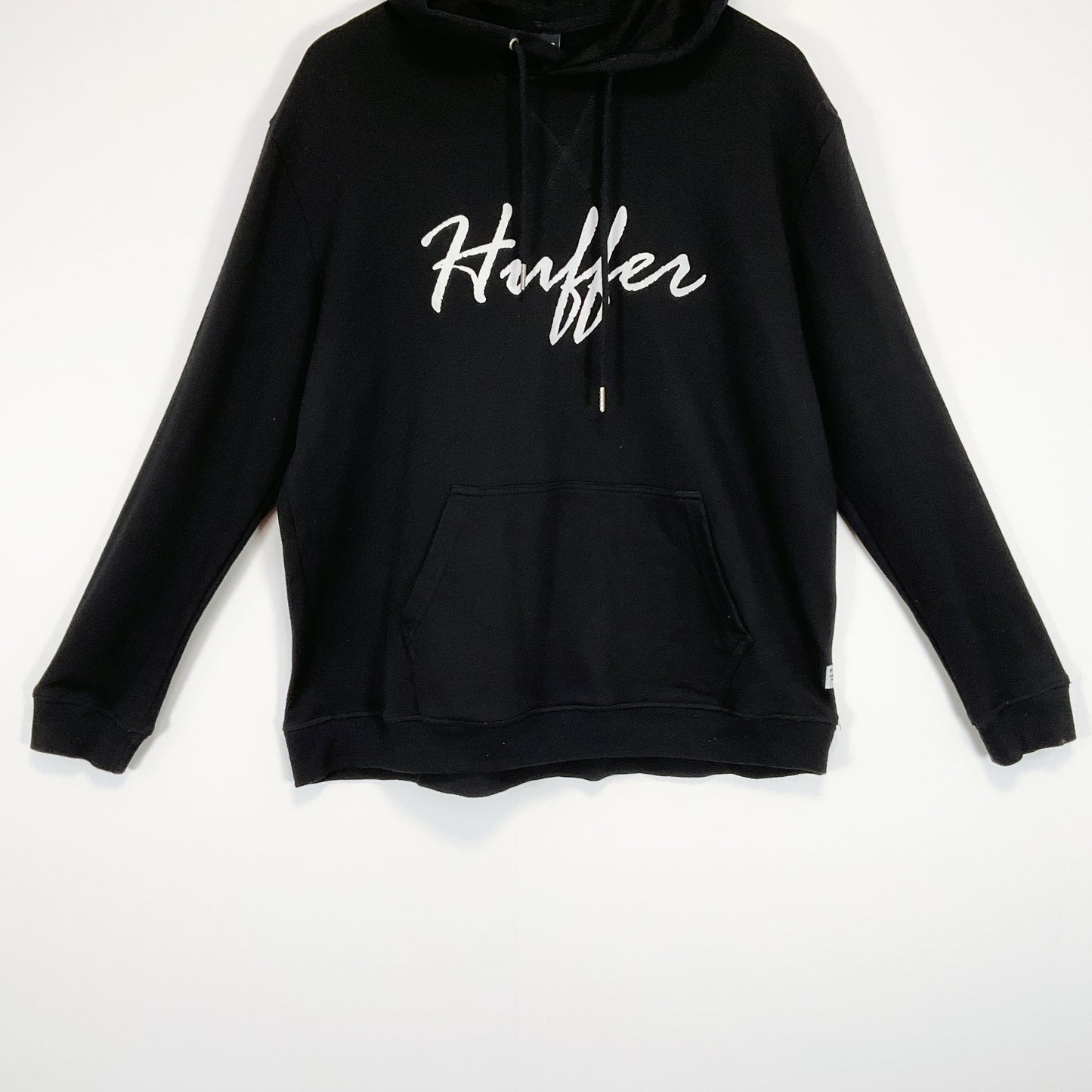 Huffer - Lightweight Long Sleeve Hoodie in Black