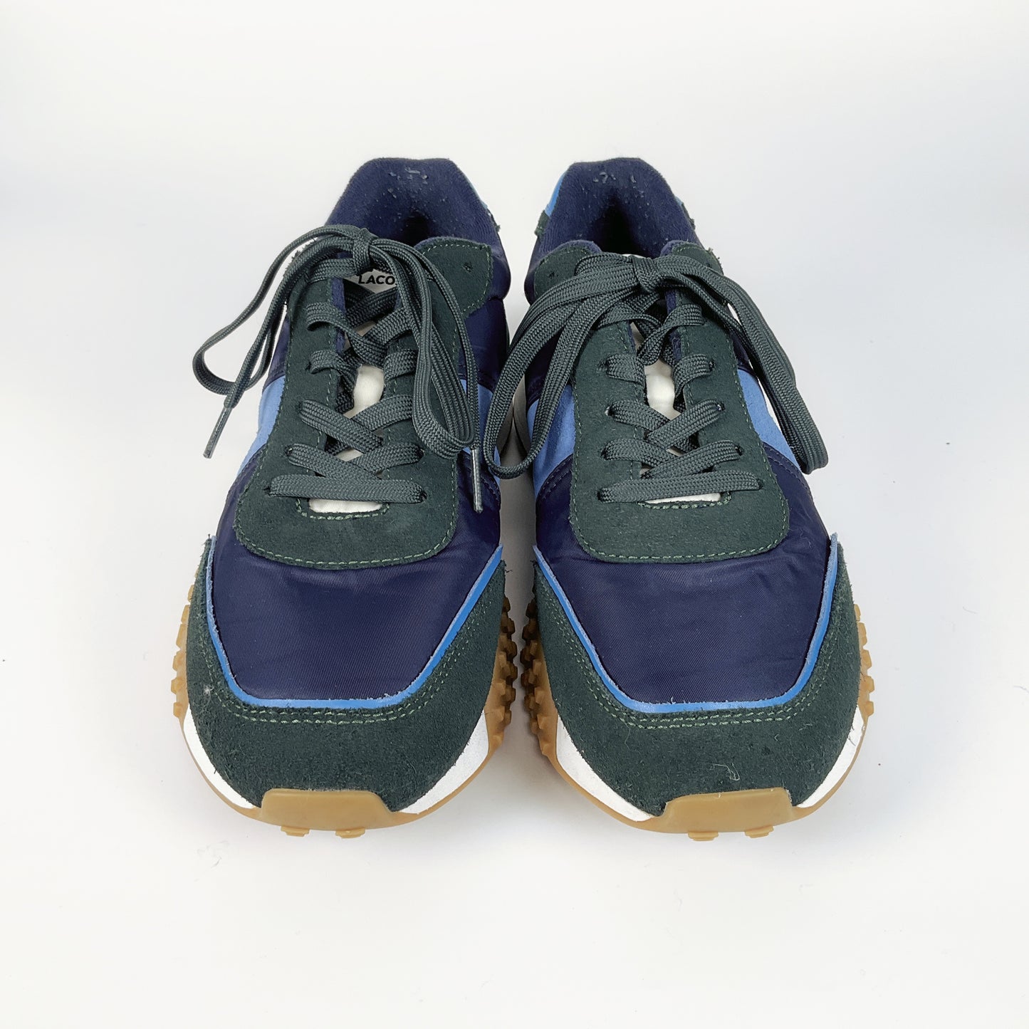 LACOSTE - Men's L-Spin Deluxe Sneakers in Navy Blue & Green