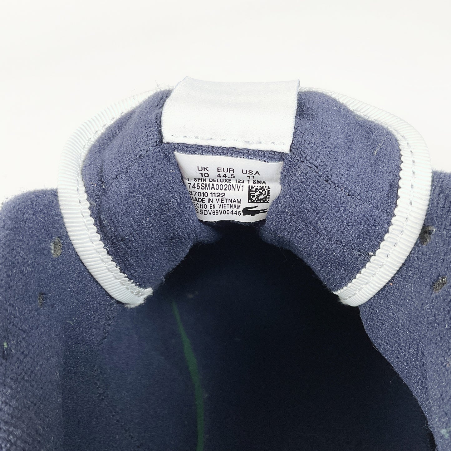 LACOSTE - Men's L-Spin Deluxe Sneakers in Navy Blue & Green