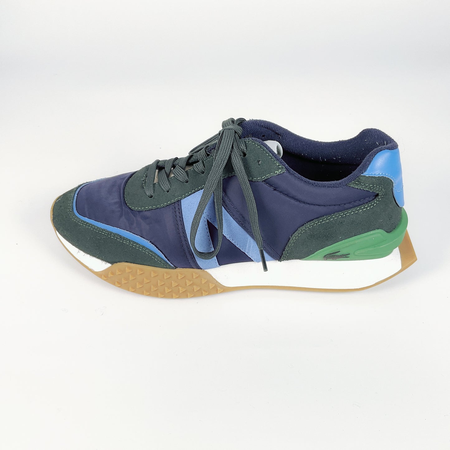 LACOSTE - Men's L-Spin Deluxe Sneakers in Navy Blue & Green