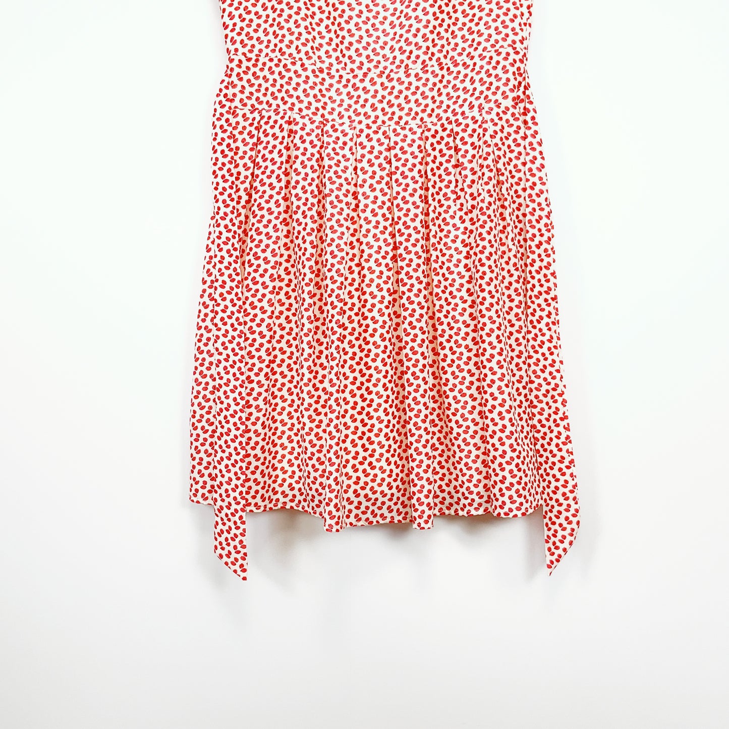 Spitalfields Sydney - Red Heart Print Sleeveless Dress