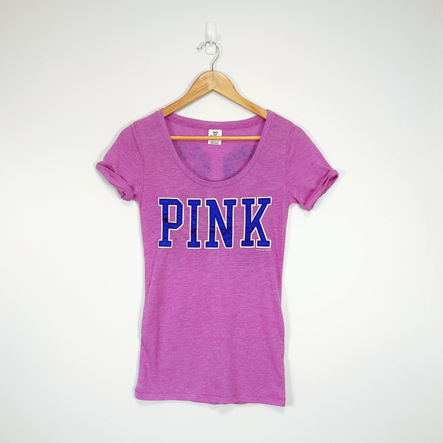 Victoria’s Secret PINK -Magenta Pink-Neck Tee
