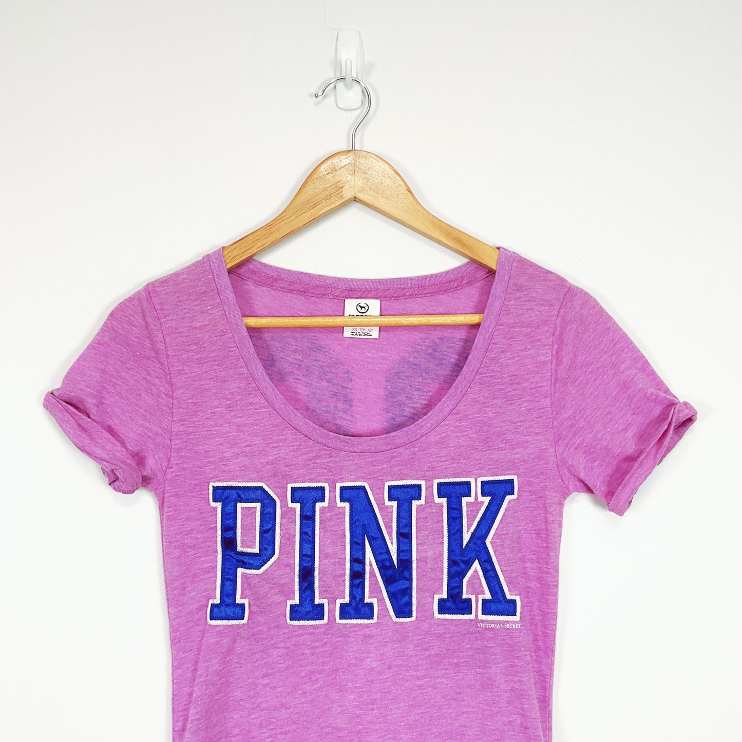 Victoria’s Secret PINK -Magenta Pink-Neck Tee