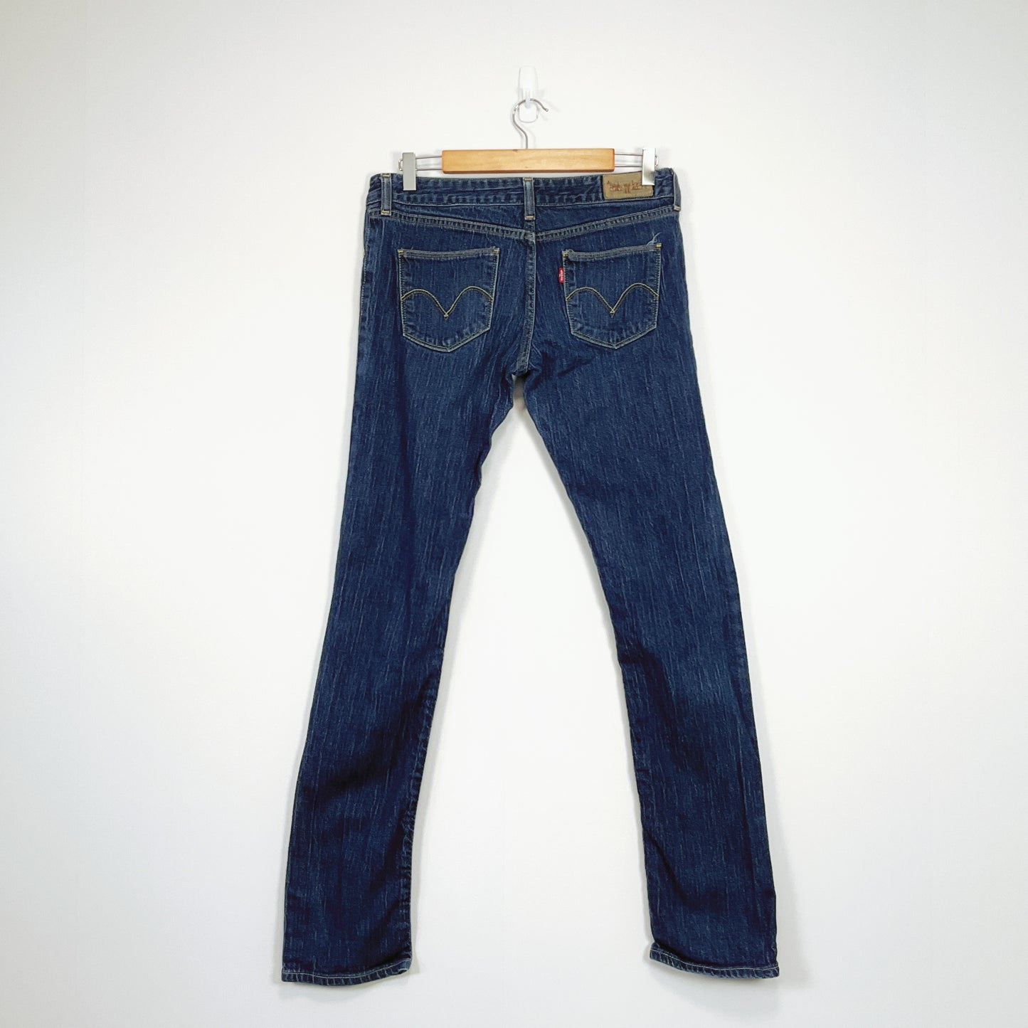 Levis -Blue Straight Stretch Denim-Skinny Jeans
