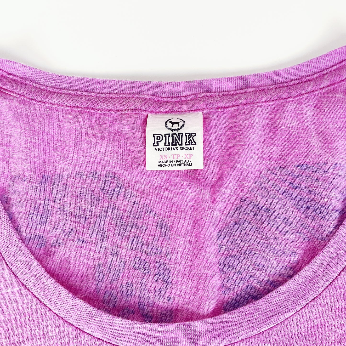 Victoria’s Secret PINK -Magenta Pink-Neck Tee