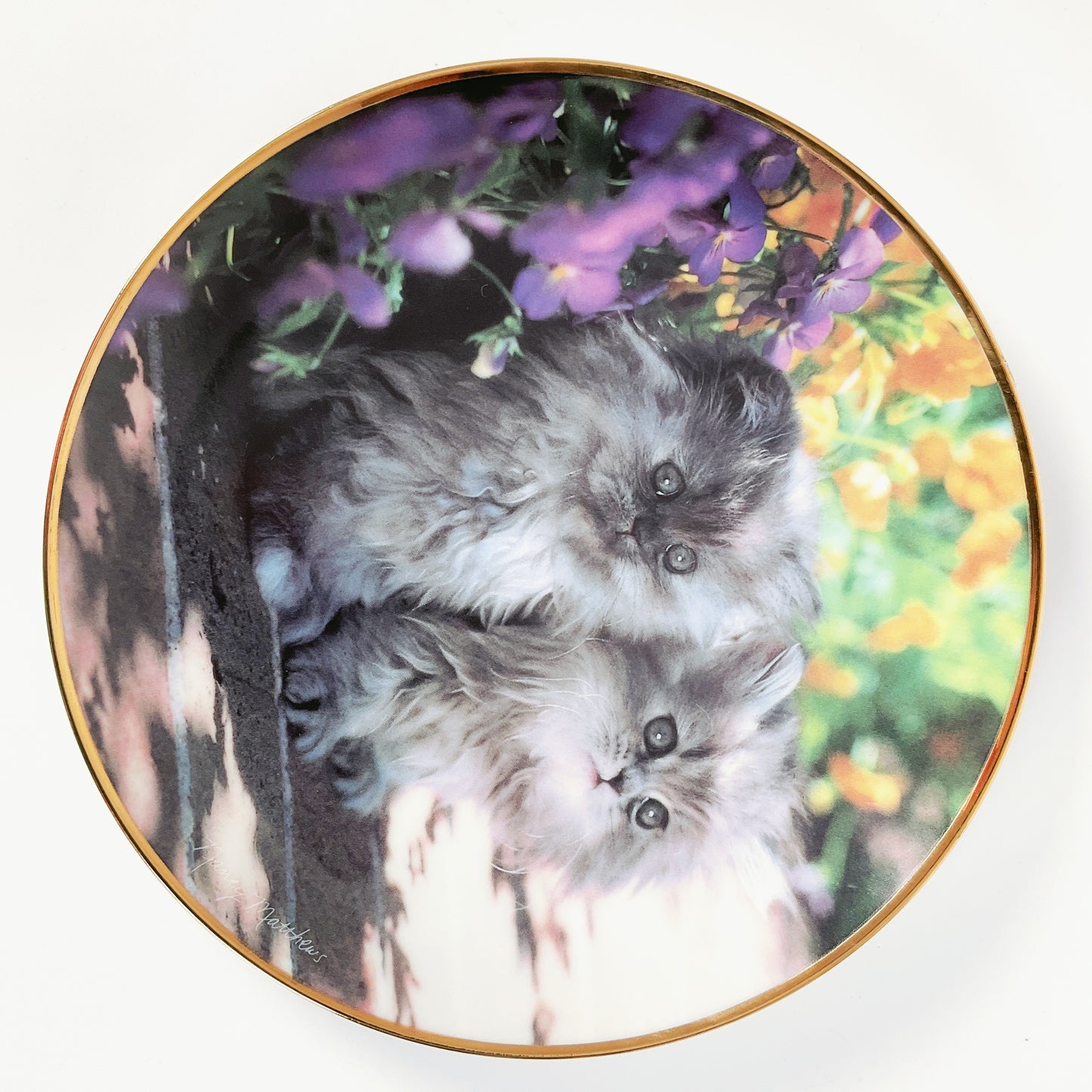 Franklin Mint - "Sitting Pretty" by Nancy Matthews Decorative Plate