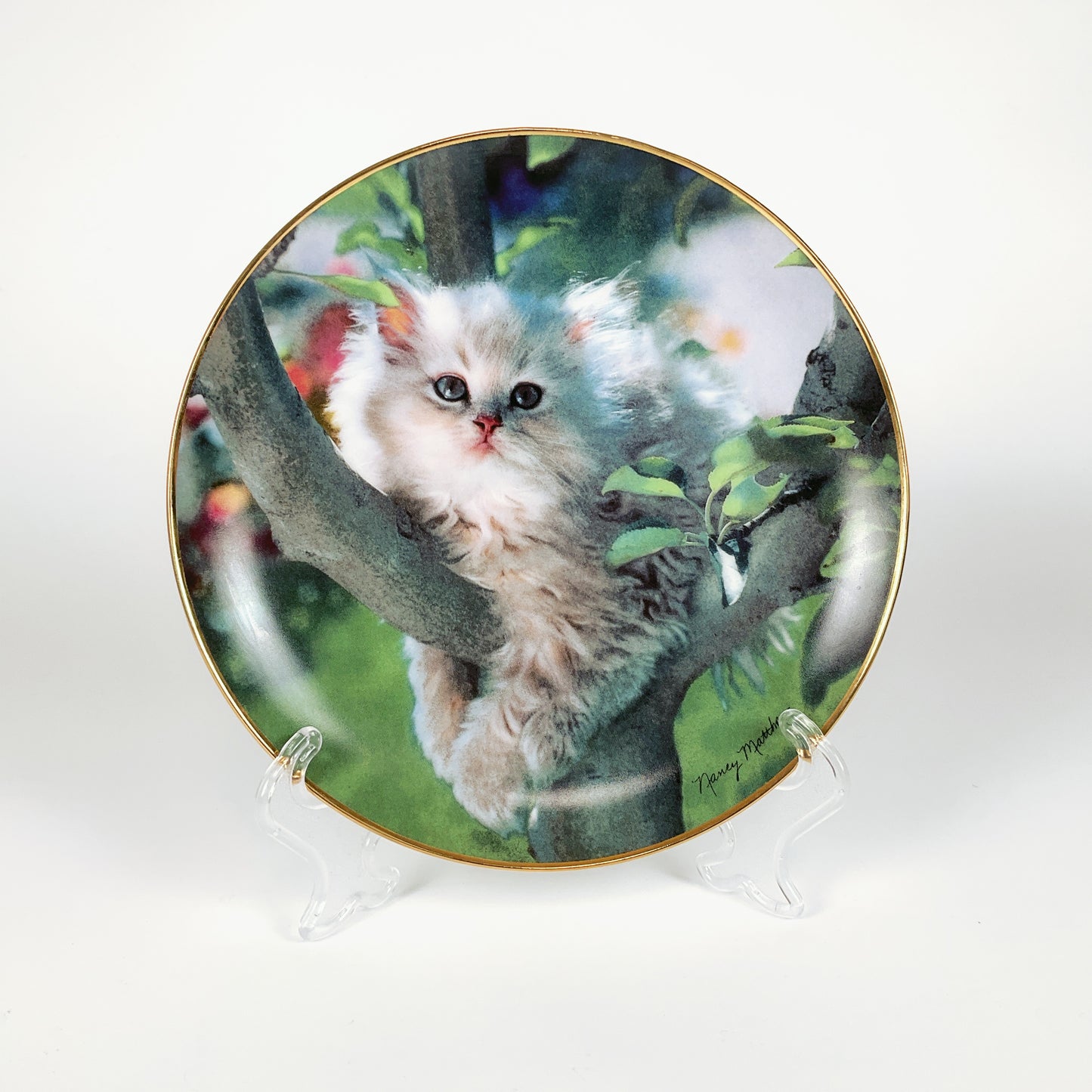 Franklin Mint - "Out on a Limb" by Nancy Matthews Decorative Plate