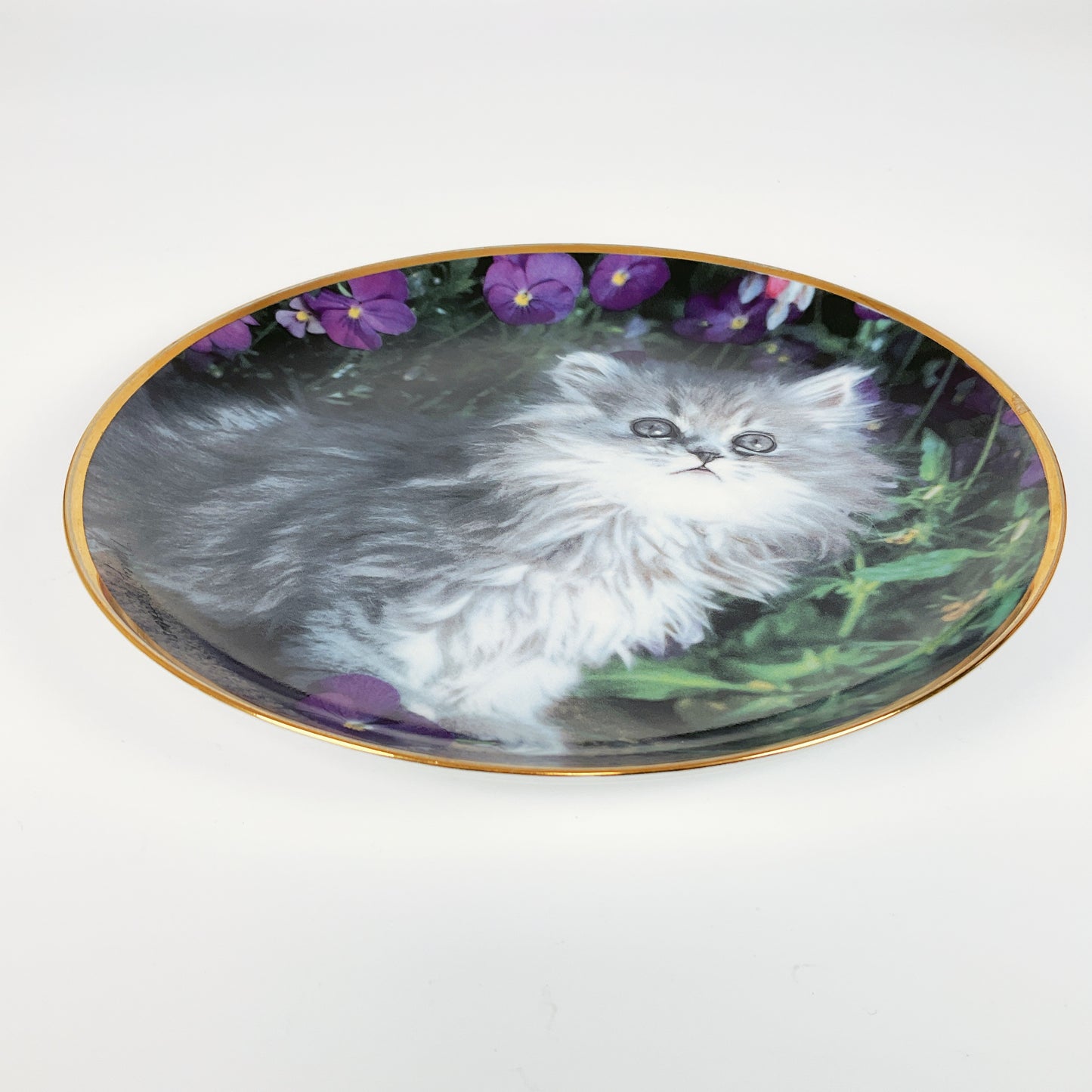Franklin Mint - "Purrfection!" by Nancy Matthews Decorative Plate