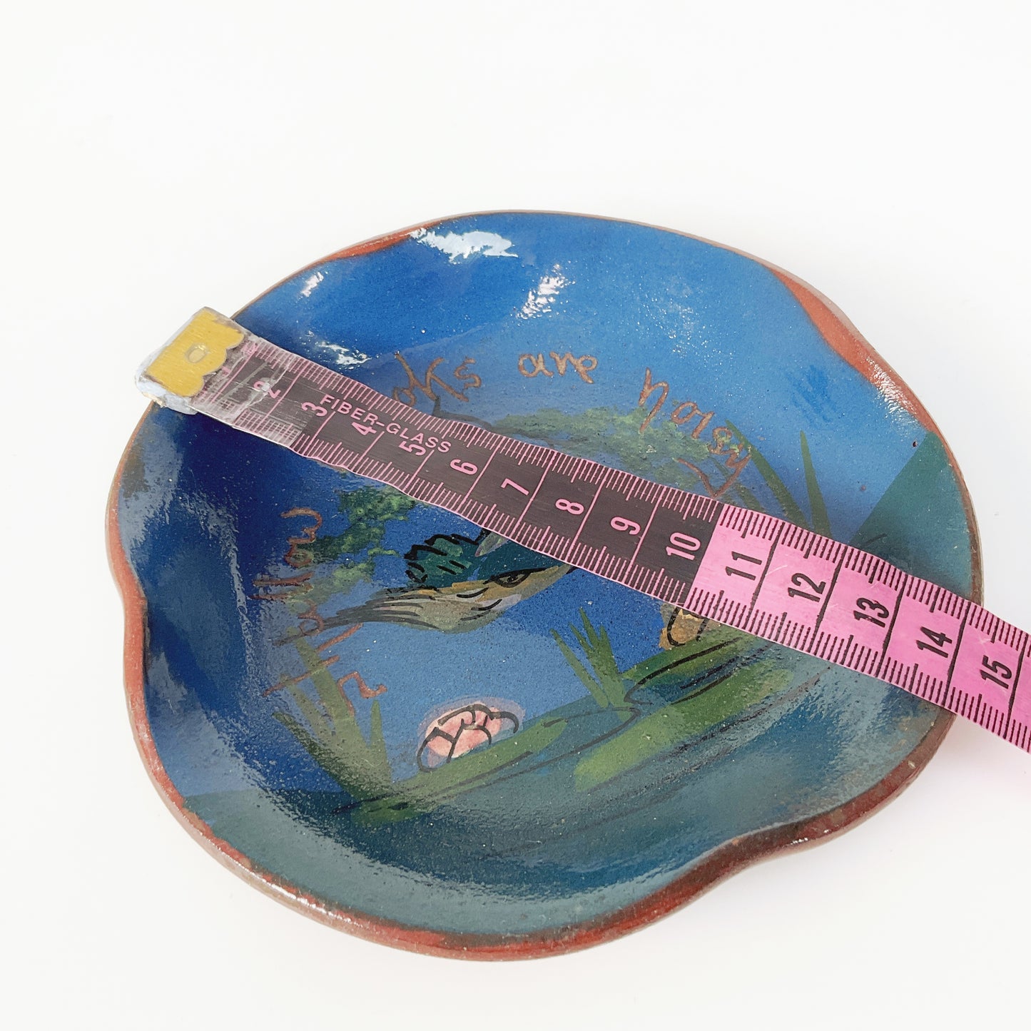 Royal Torquay Pottery "Shallow brooks are noisy" Dish