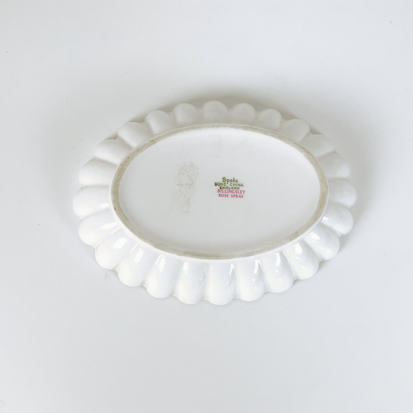Vintage Spode England - Bone China Billingsley Rose Spray Set
