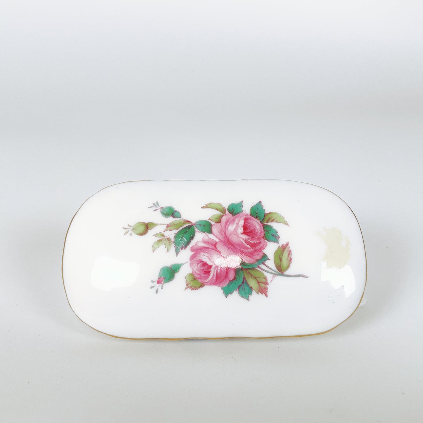 Vintage Spode England - Bone China Billingsley Rose Spray Set