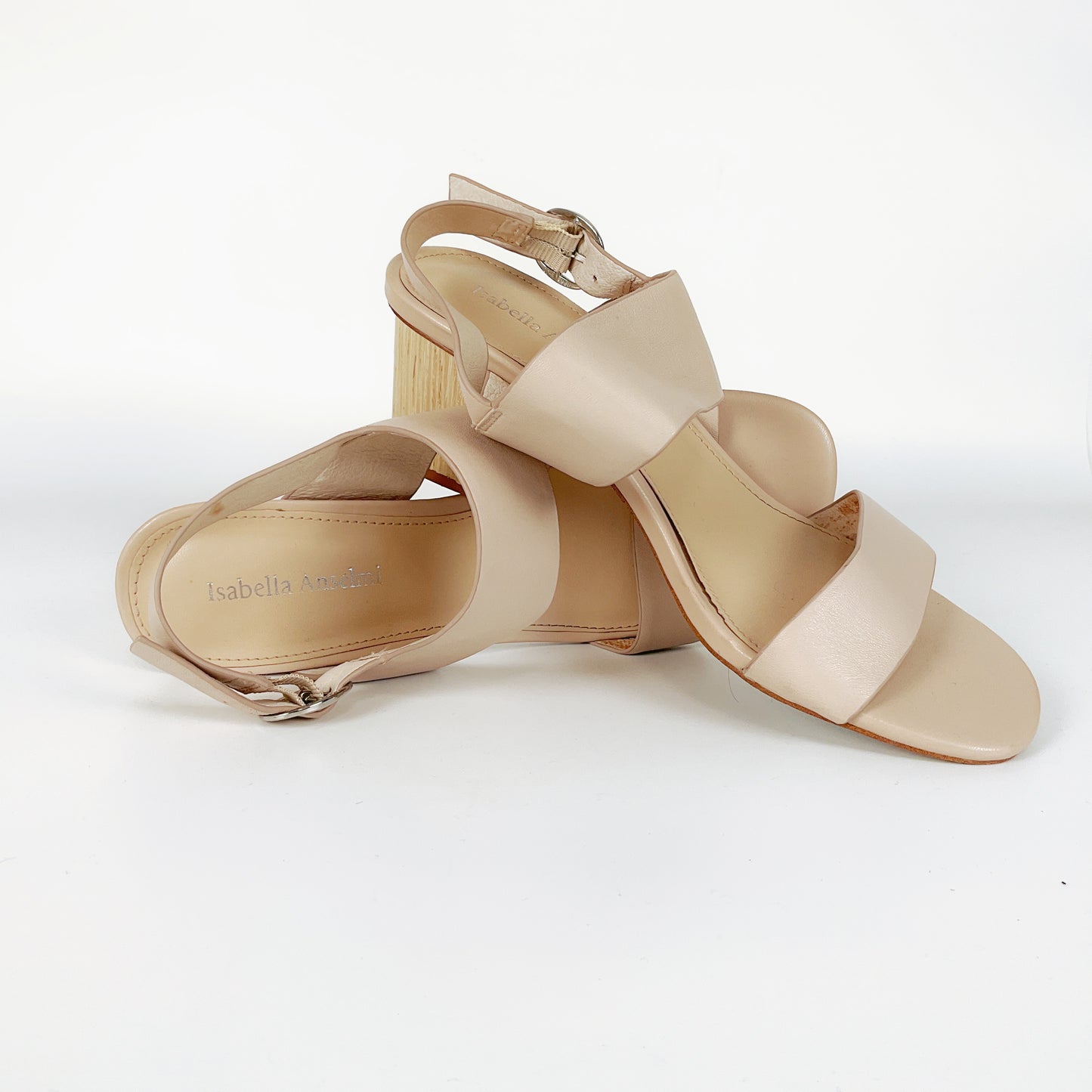Isabella Anselmi - Nude Block Heels