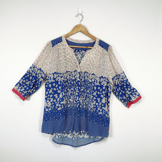 Womens Blouse Size -Multicolor Lightweight Pullover