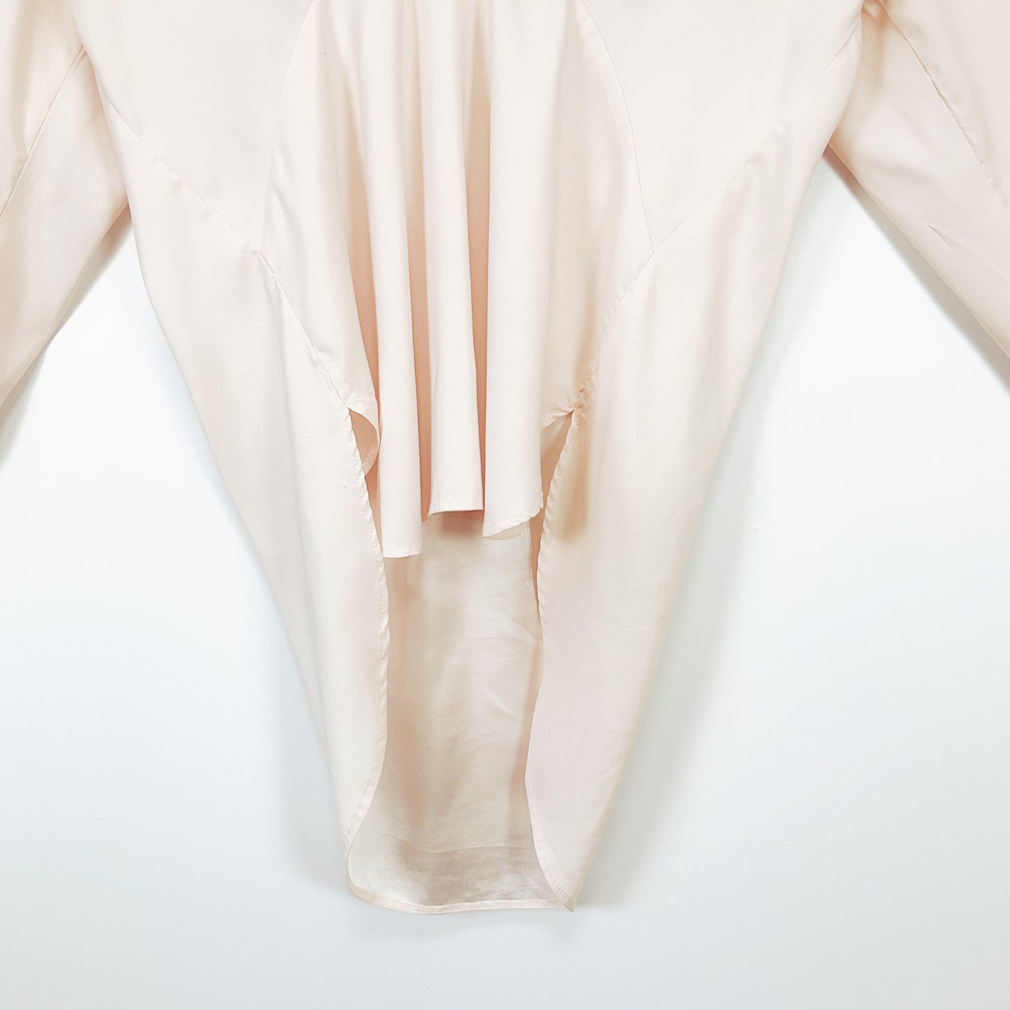 Gus Fannie - Blush Twist-Front Long Sleeve Blouse