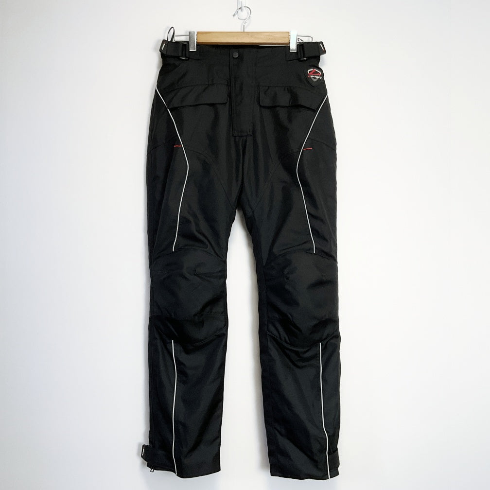 Leoshi- Black Motorcycle Riding Pants
