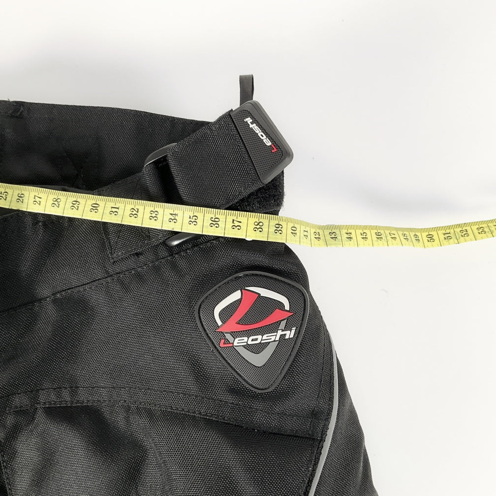 Leoshi- Black Motorcycle Riding Pants