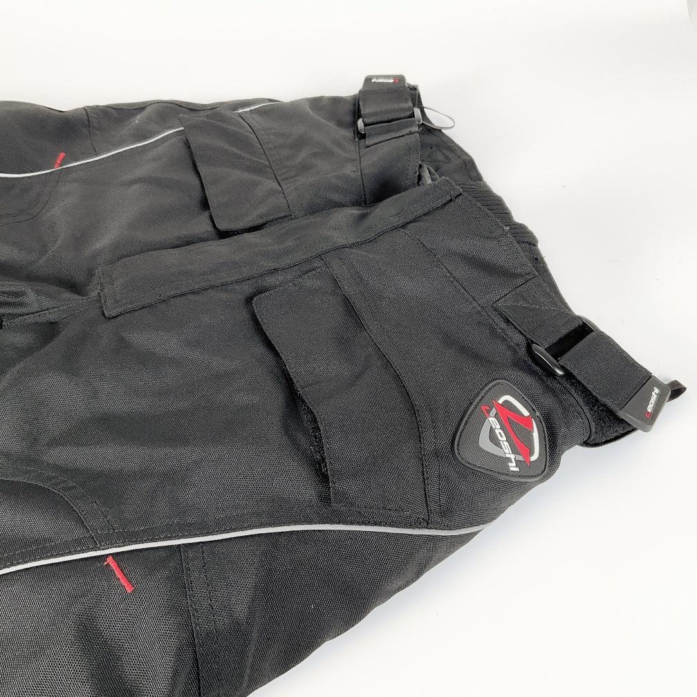 Leoshi- Black Motorcycle Riding Pants