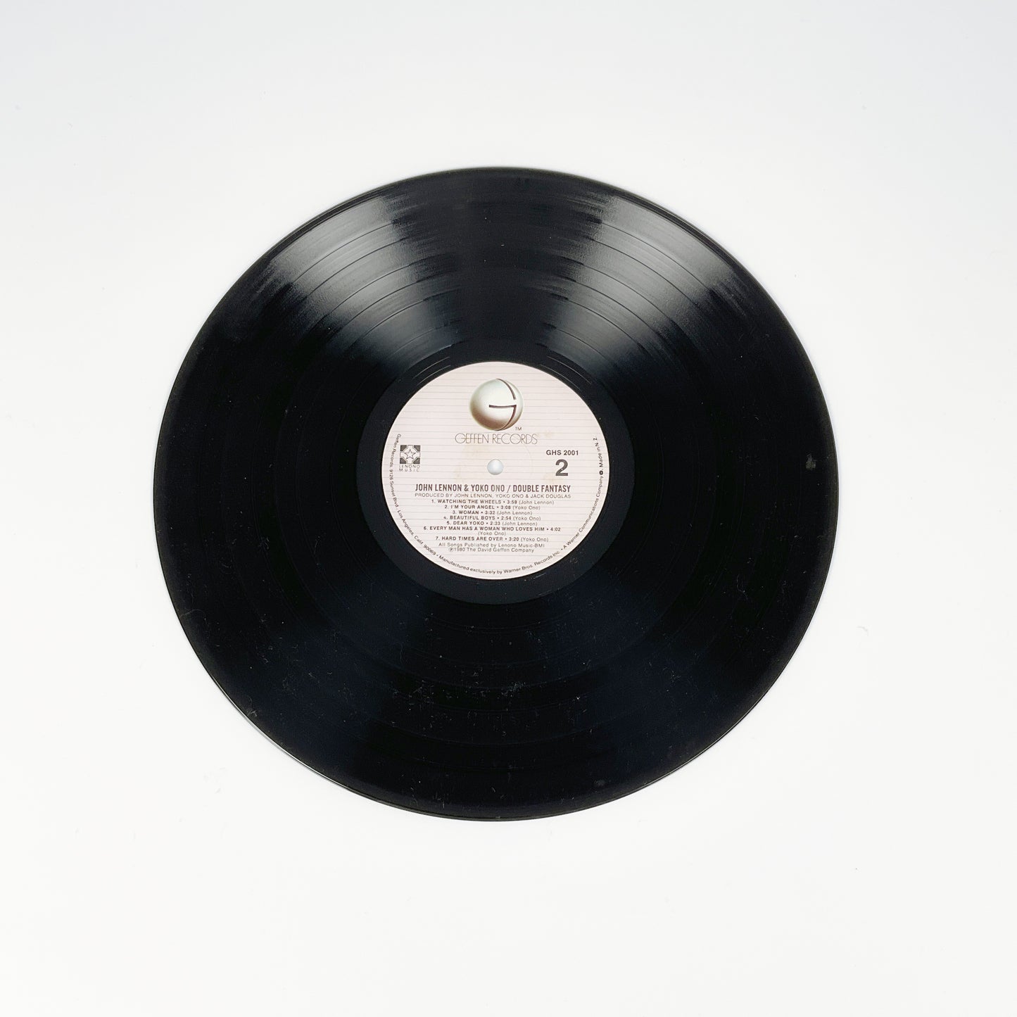 John Lennon & Yoko Ono Double Fantasy Vinyl Record