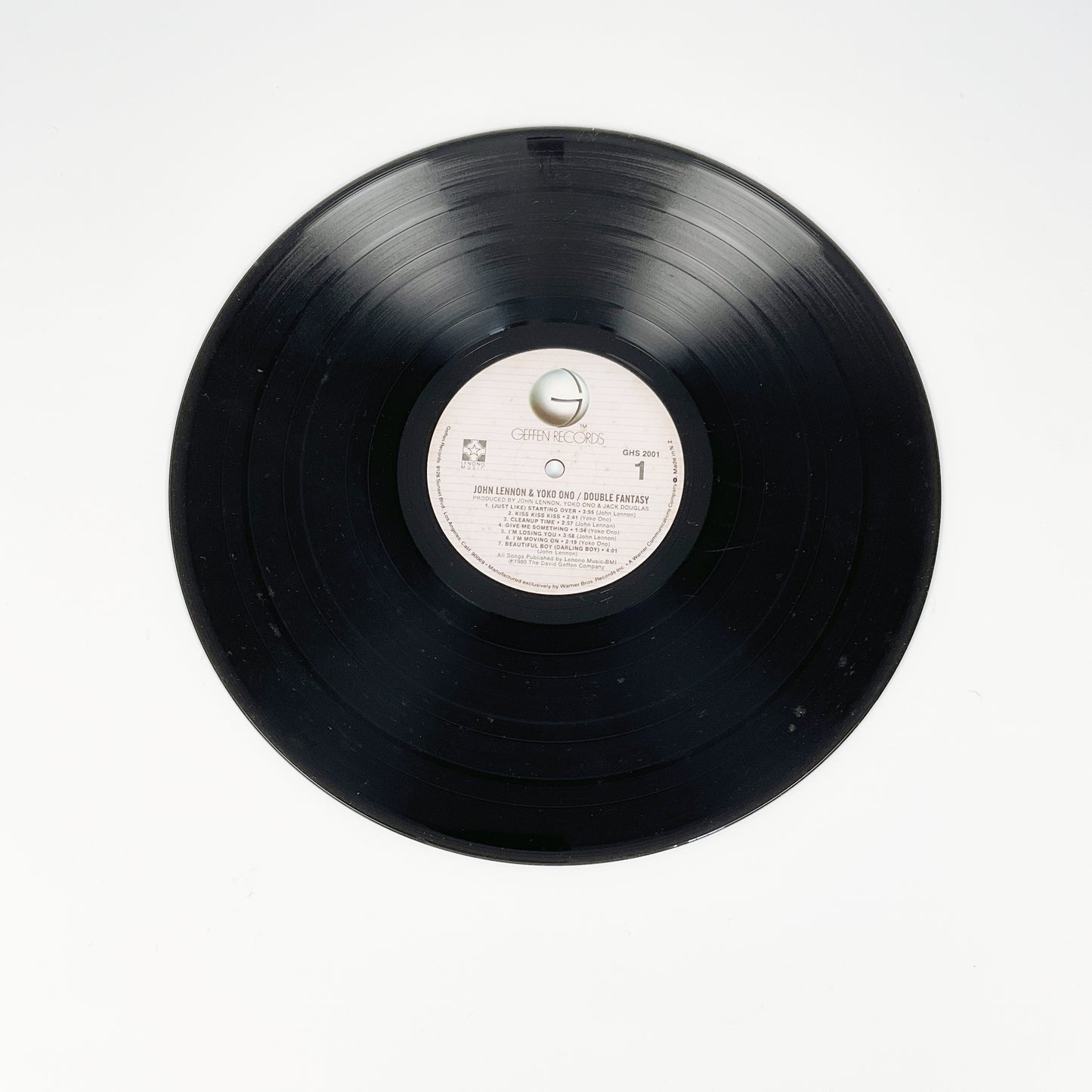 John Lennon & Yoko Ono Double Fantasy Vinyl Record