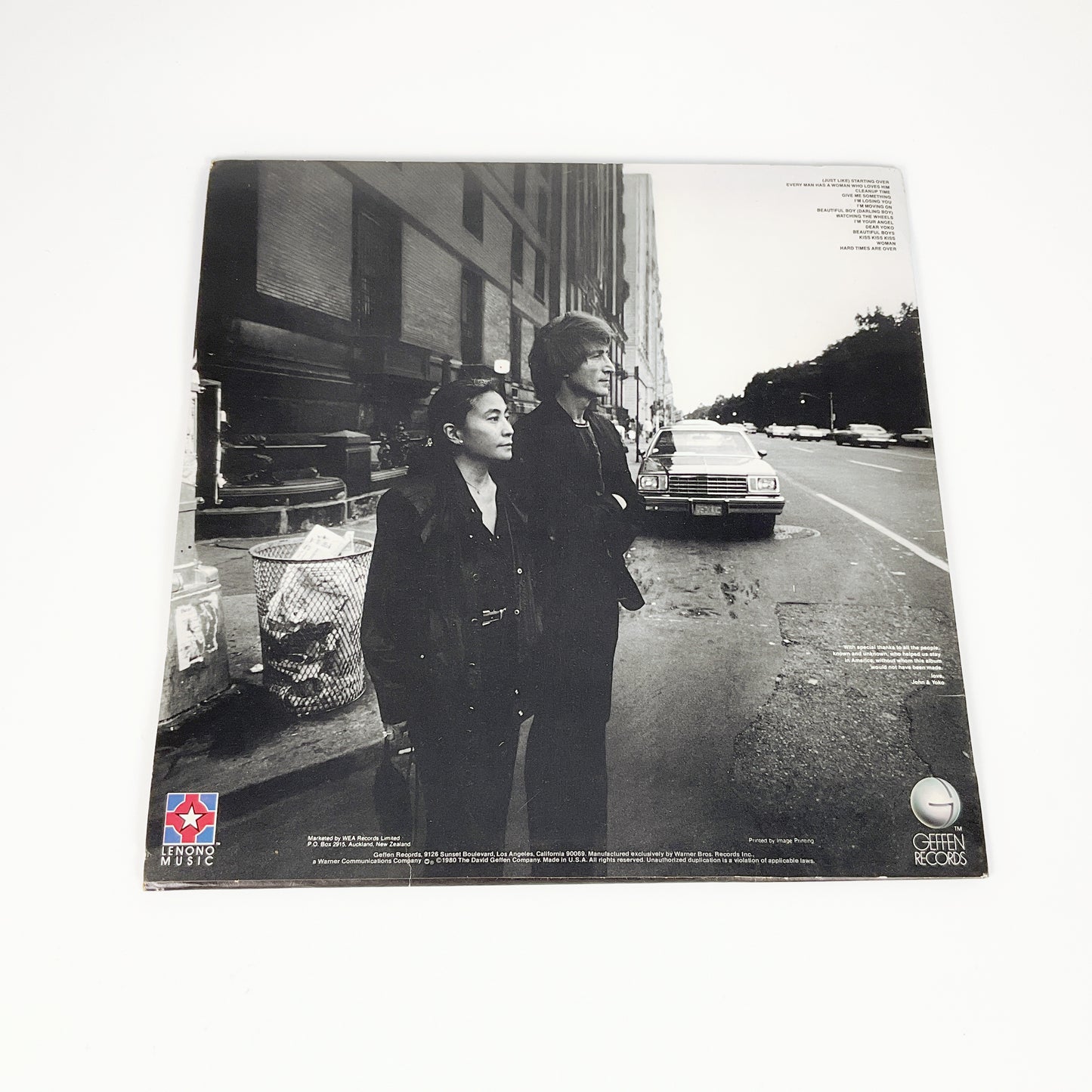 John Lennon & Yoko Ono Double Fantasy Vinyl Record