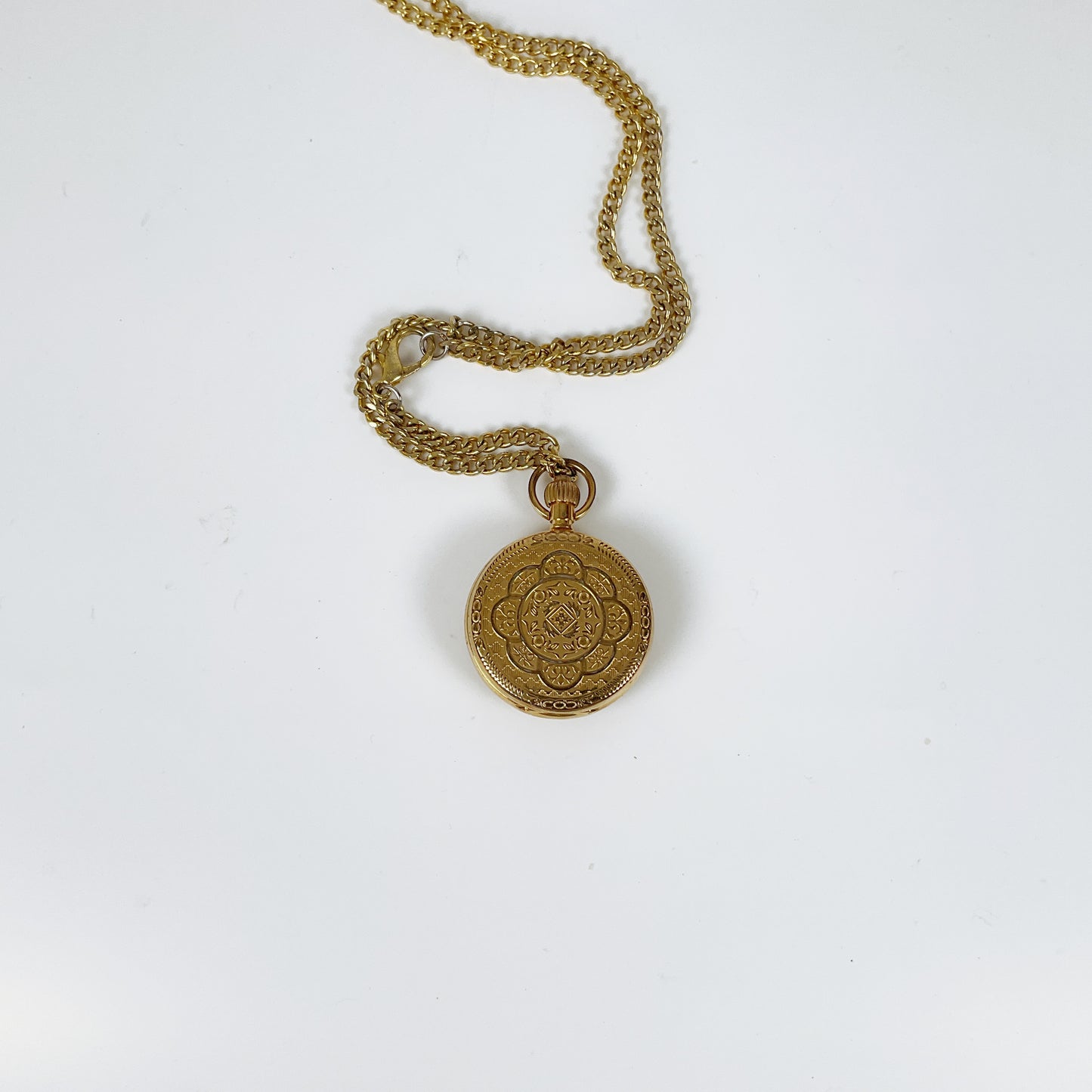 Gold Analogue Vintage Working Pocket Watch