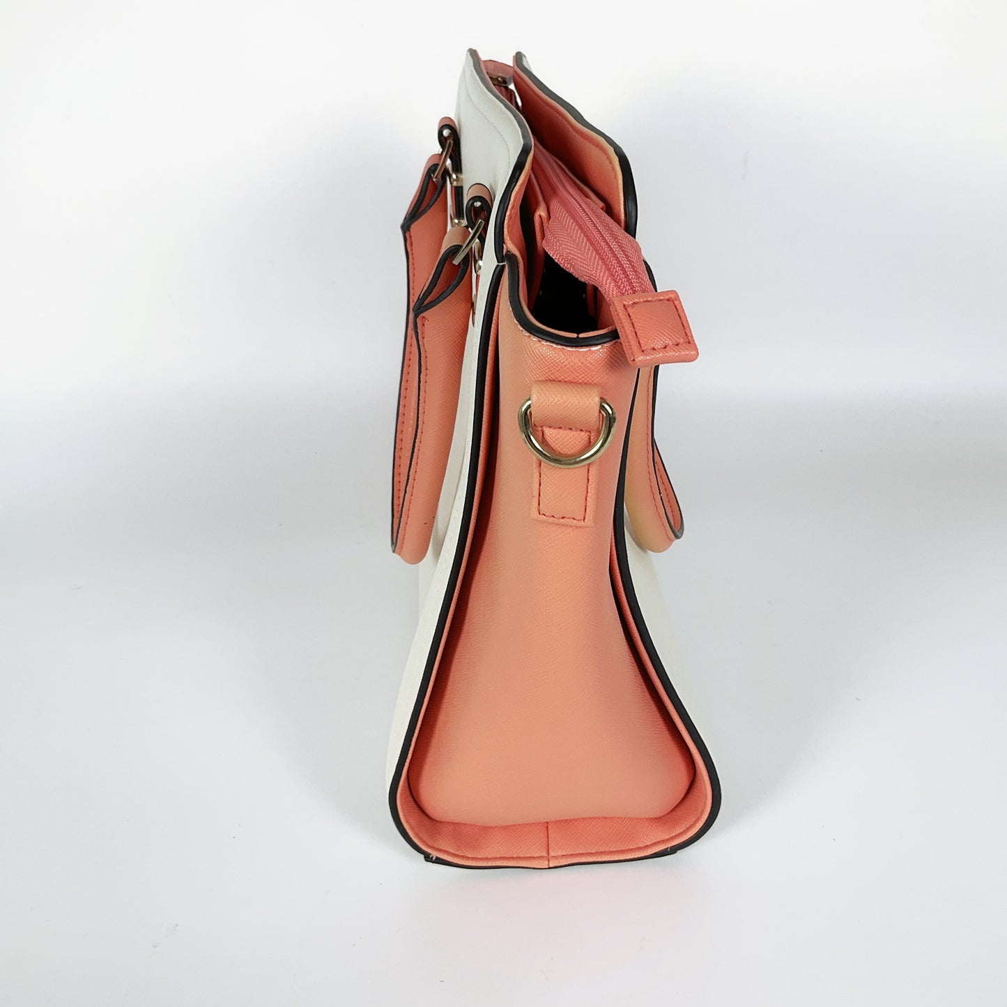 Ruby & Kit - Pink & White Handbag