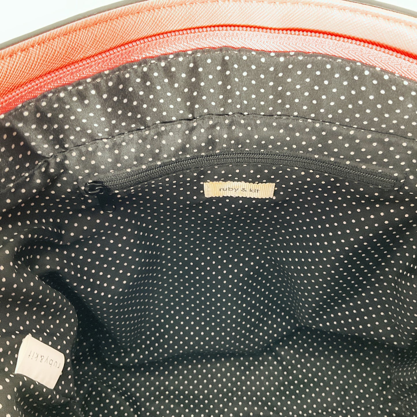 Ruby & Kit - Pink & White Handbag