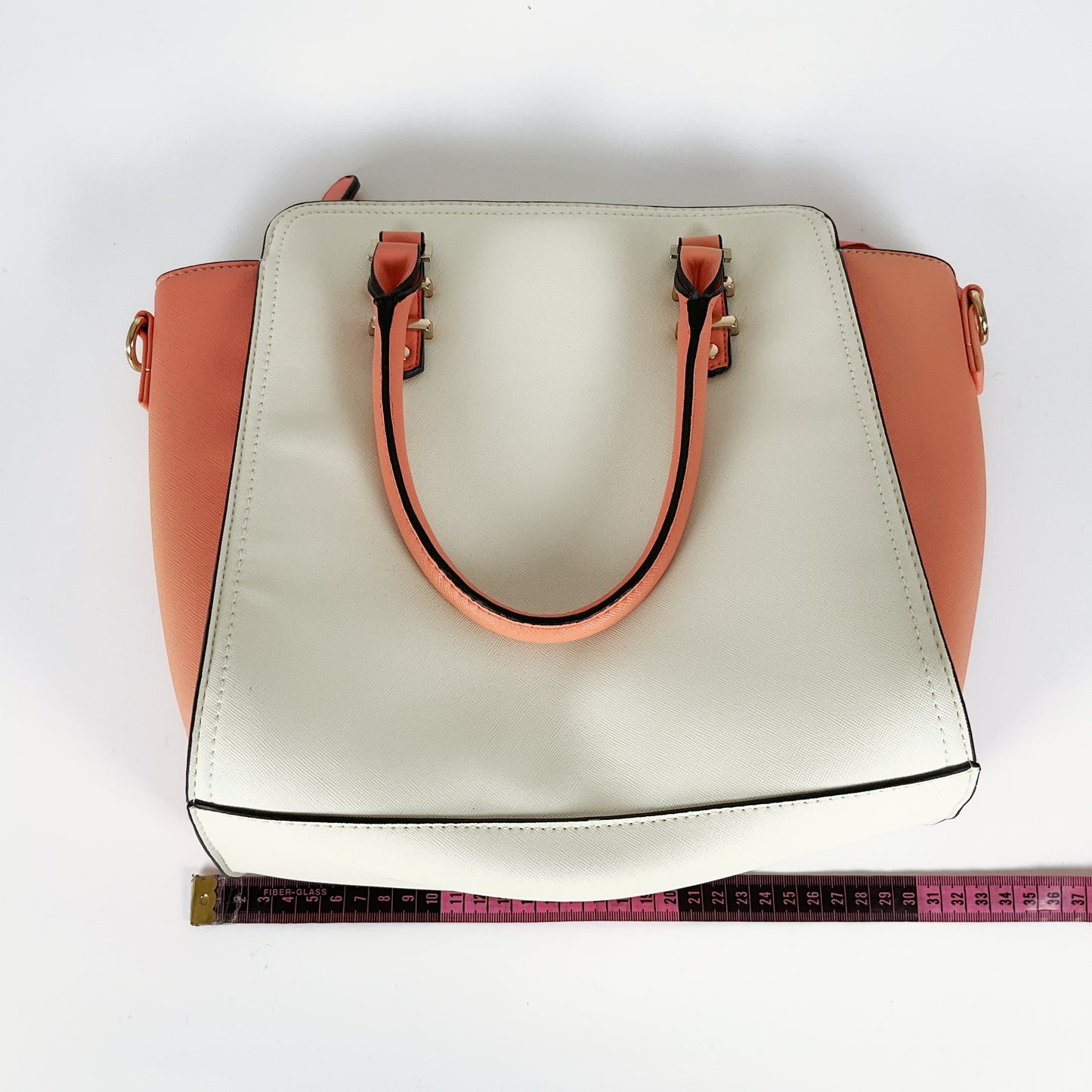 Ruby & Kit - Pink & White Handbag