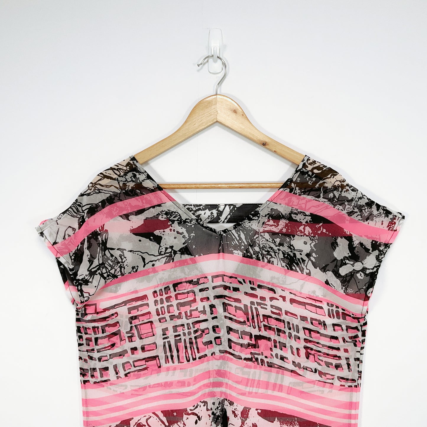 ZAFINA - Sheer Mini Dress With Patterns