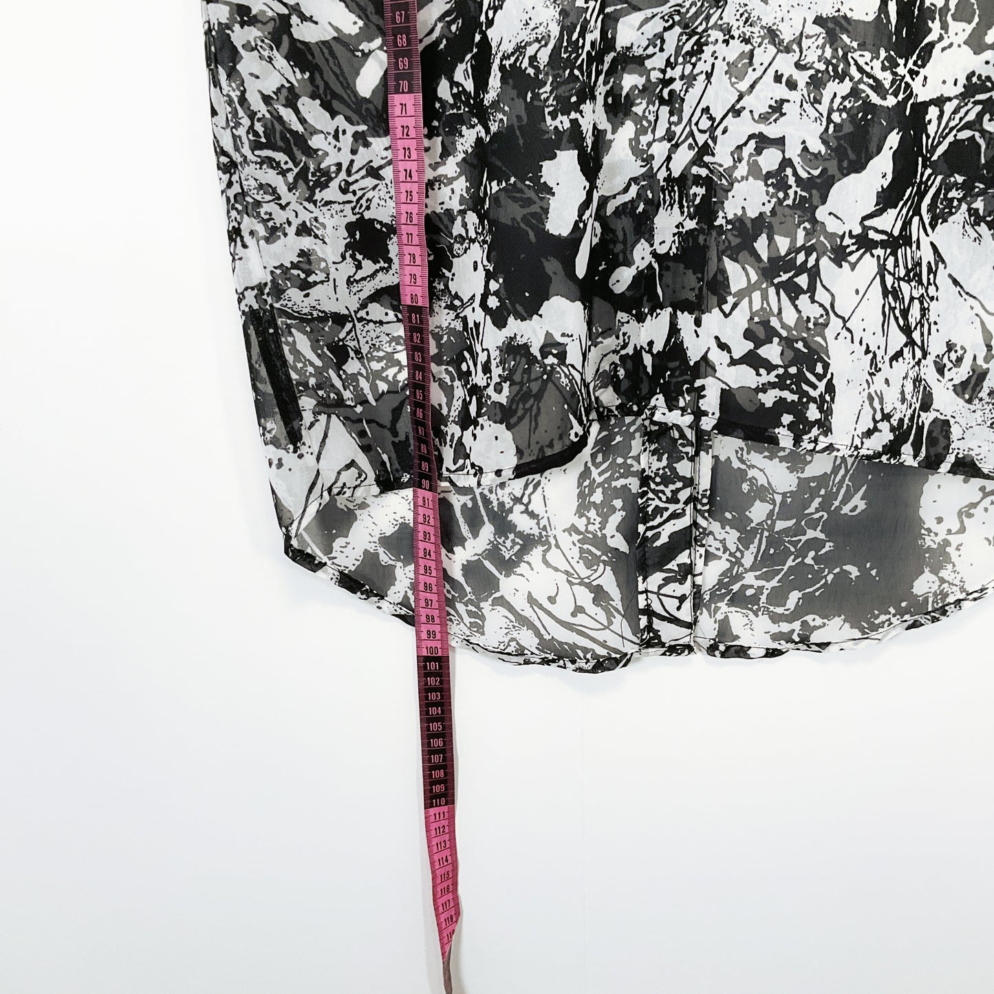 ZAFINA - Sheer Mini Dress With Patterns