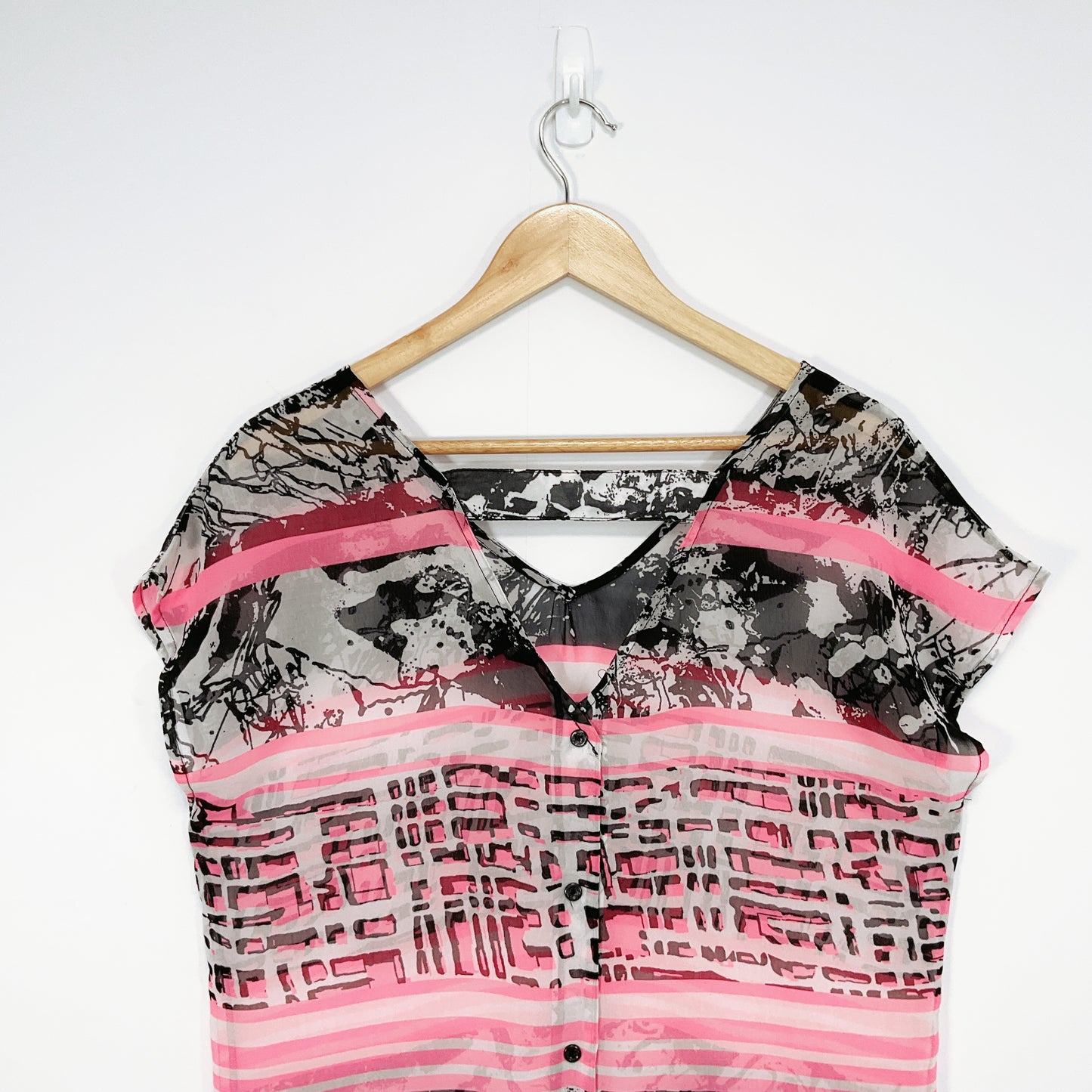 ZAFINA - Sheer Mini Dress With Patterns