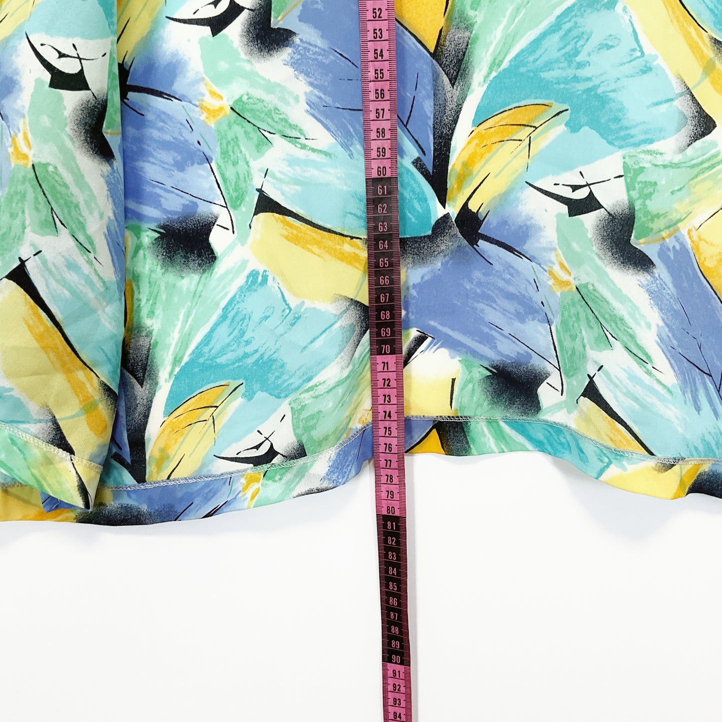 PERK'Y - Leaf Patterned Short Sleeve Shirt