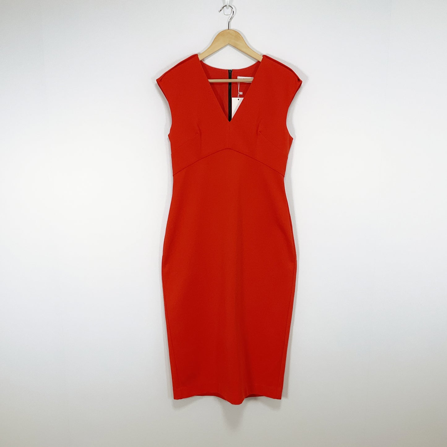 CUE - Back zip Red Dress