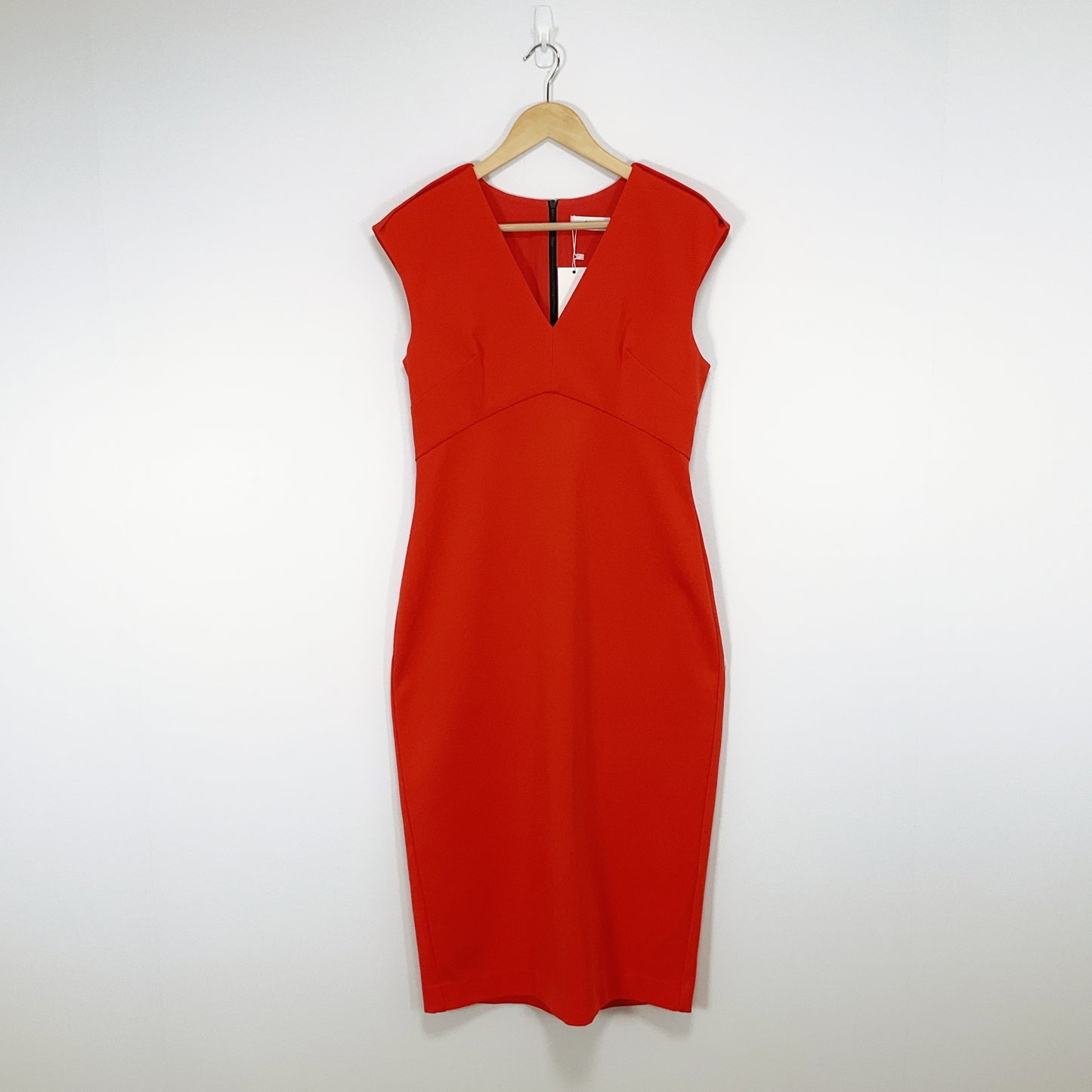CUE - Back zip Red Dress