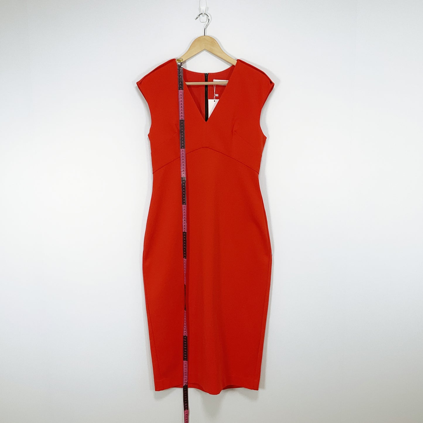 CUE - Back zip Red Dress