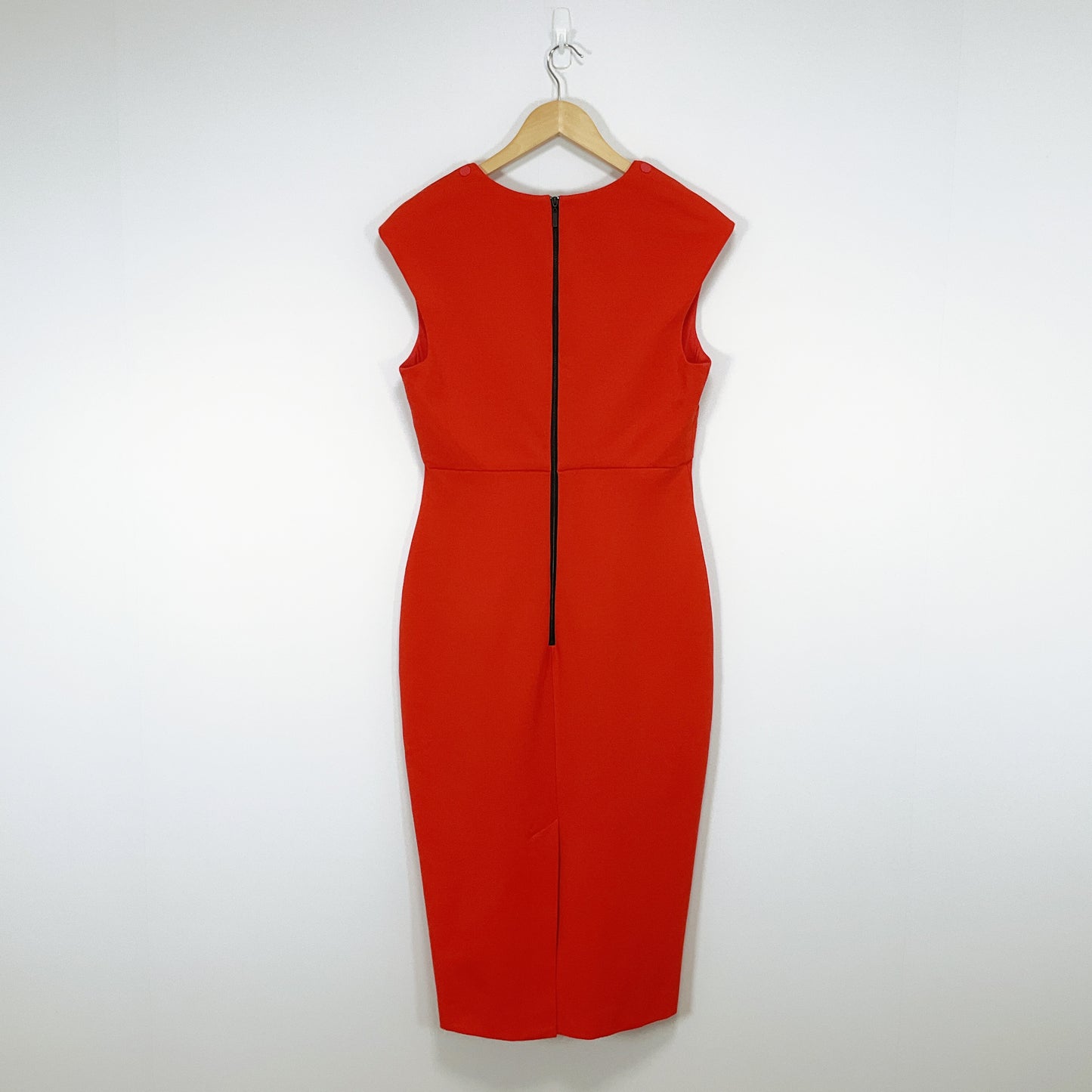 CUE - Back zip Red Dress