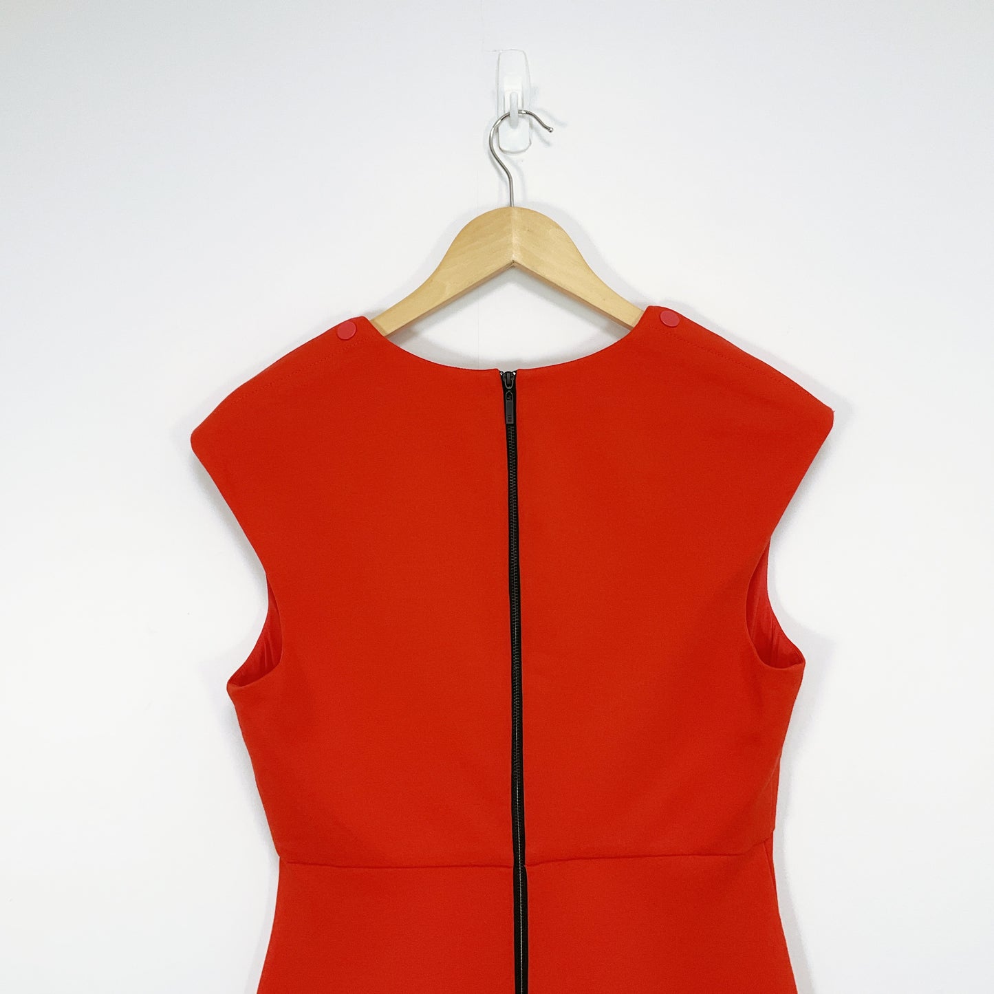 CUE - Back zip Red Dress