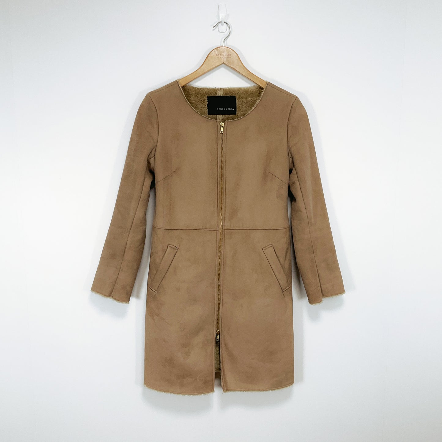 YECCA VECCA - Light Brown Coat