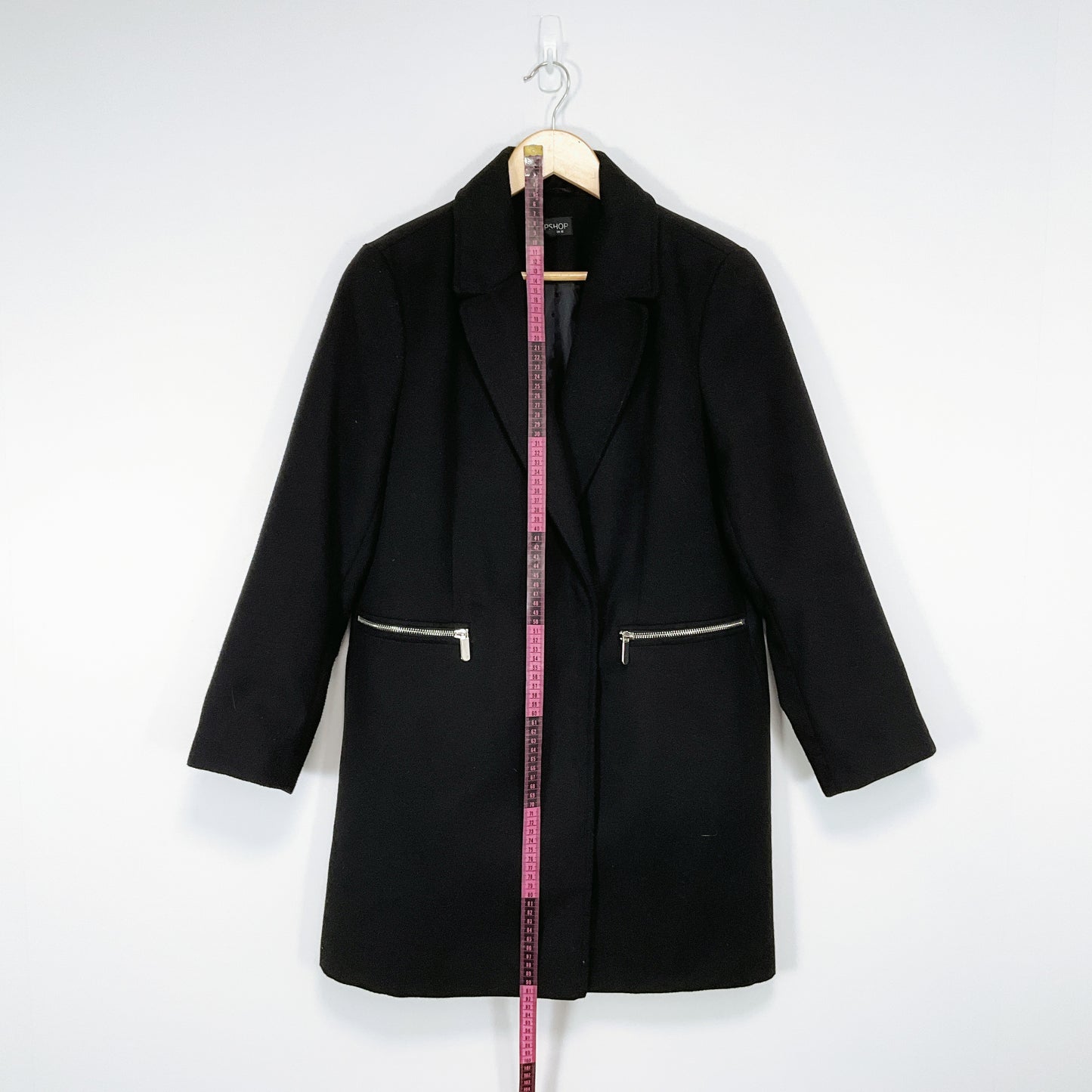 TOPSHOP - Black Long Jacket