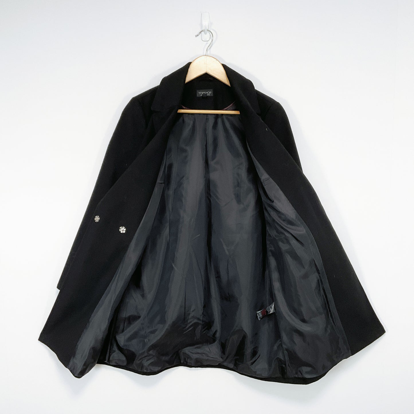 TOPSHOP - Black Long Jacket