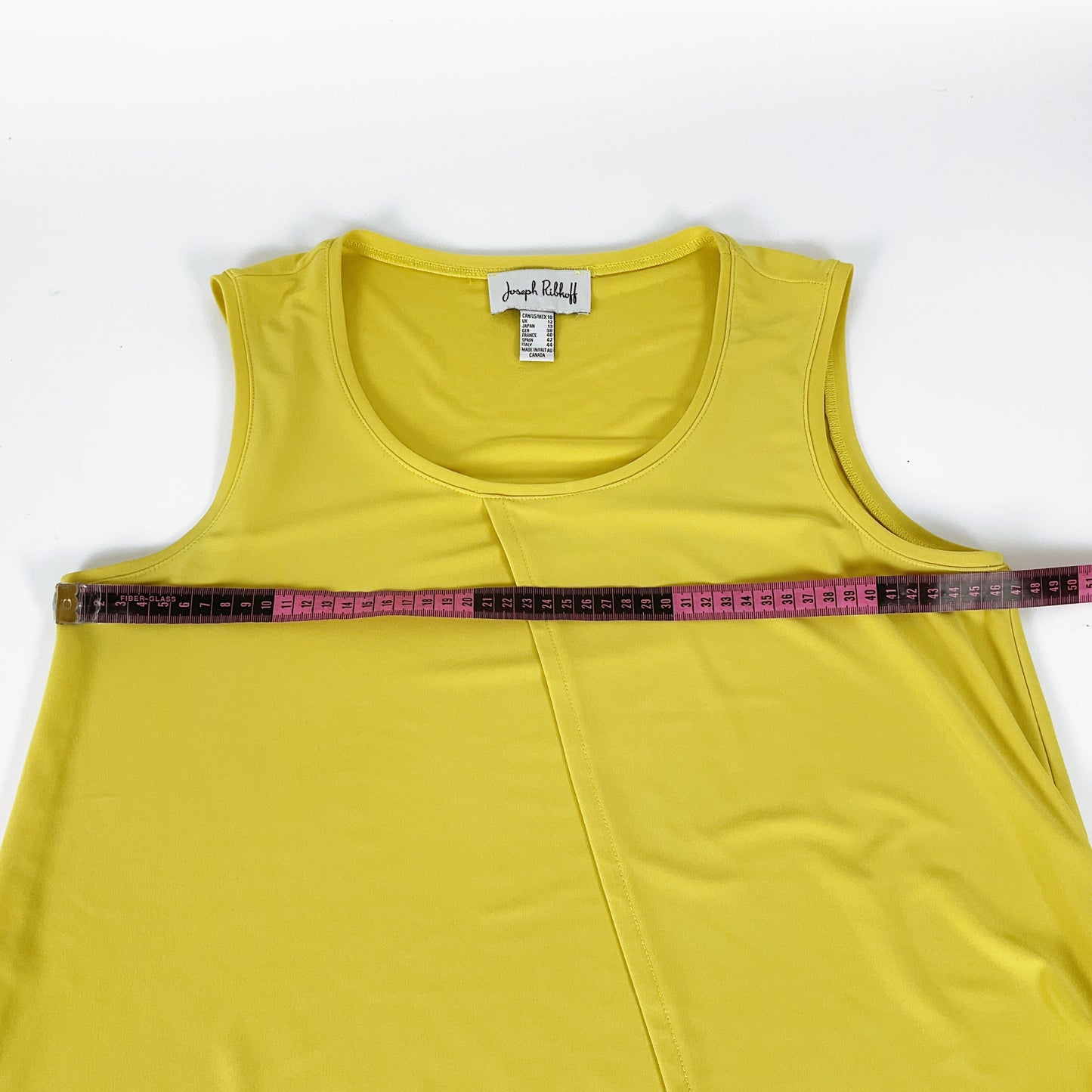 Joseph Ribkoff - Yellow Sleeveless Top