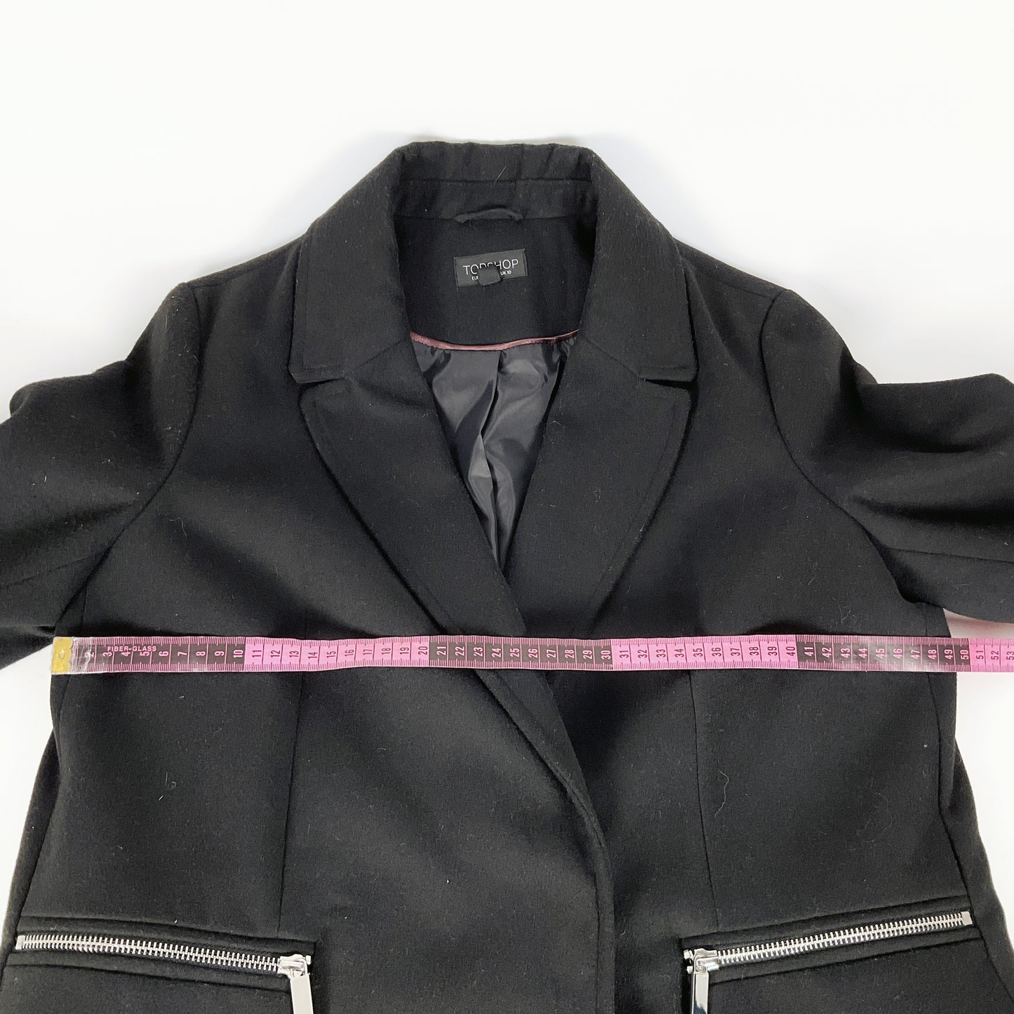 TOPSHOP - Black Long Jacket