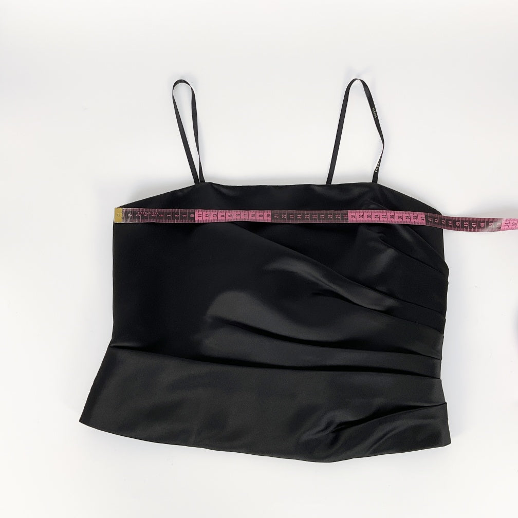 Purple Patch - Black Corset Bustier Top