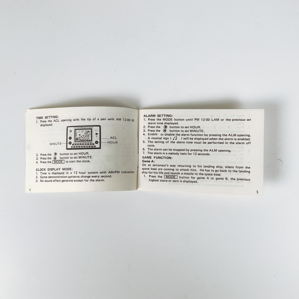 TRONICA Space Adventure SA 12 Handheld LCD Game 1983