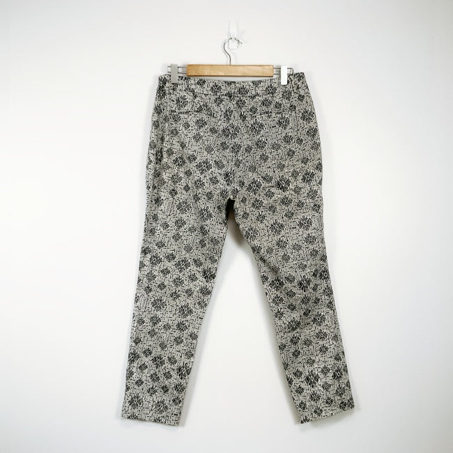 Jacqui.E Patterned Straight Leg Dress Pants