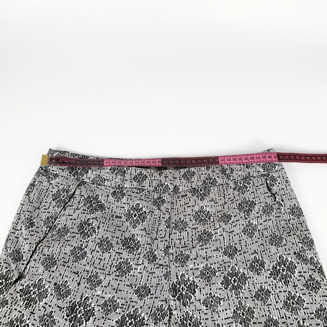 Jacqui.E Patterned Straight Leg Dress Pants