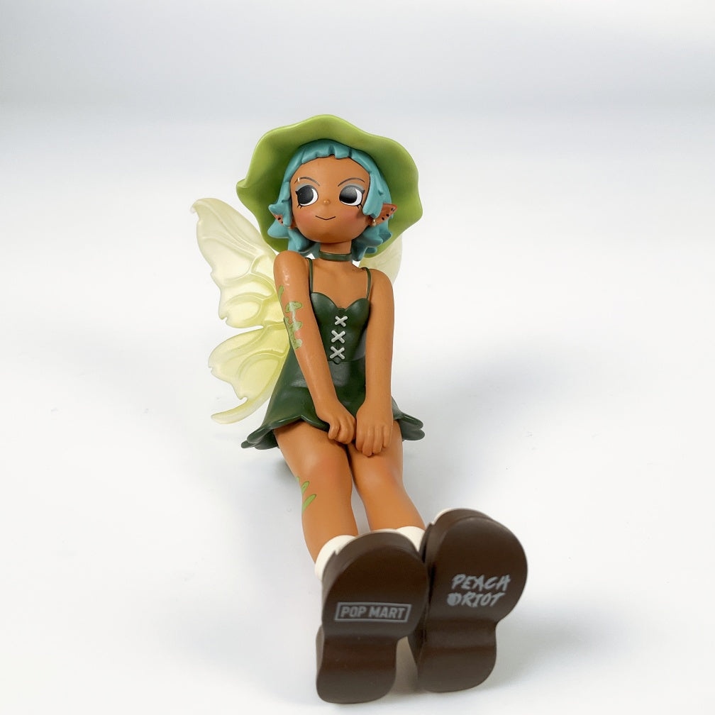 POP MART Peach Riot Punk Fairy Series FRANKIE-LILY PAD - Toy Figure