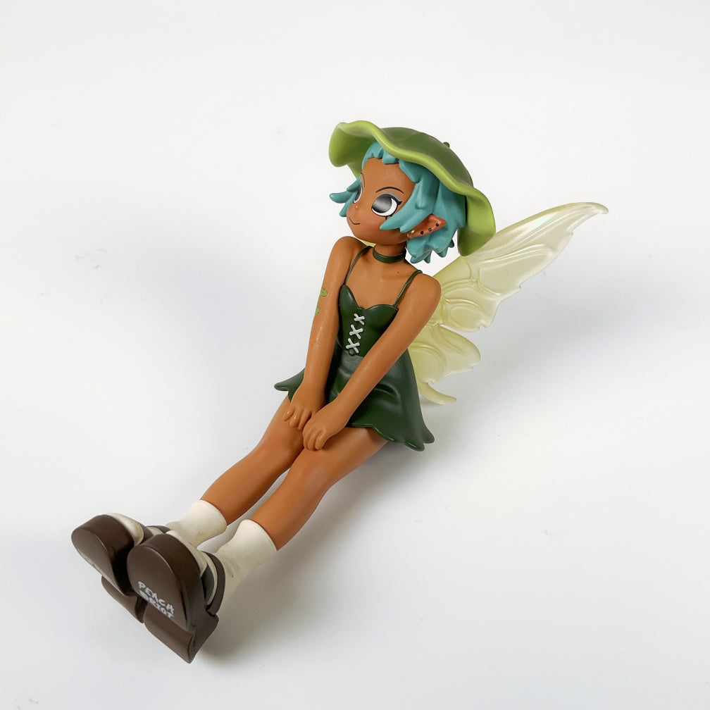 POP MART Peach Riot Punk Fairy Series FRANKIE-LILY PAD - Toy Figure