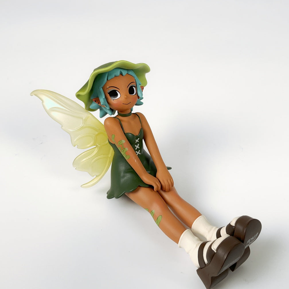 POP MART Peach Riot Punk Fairy Series FRANKIE-LILY PAD - Toy Figure