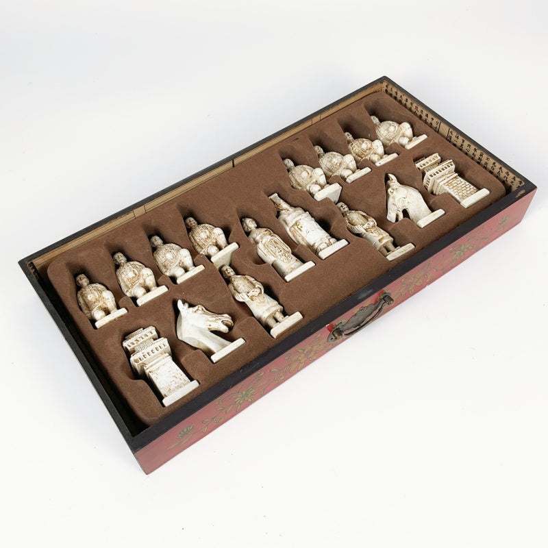 Vintage Terracotta Army Chess Set